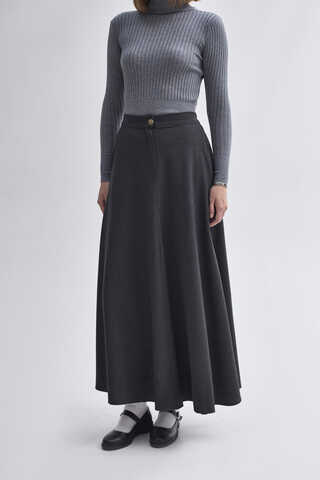 A-Line Skirt Anthracite - 8