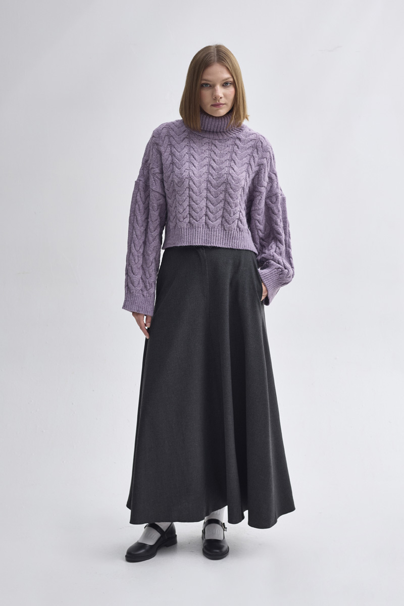 A-Line Skirt Anthracite