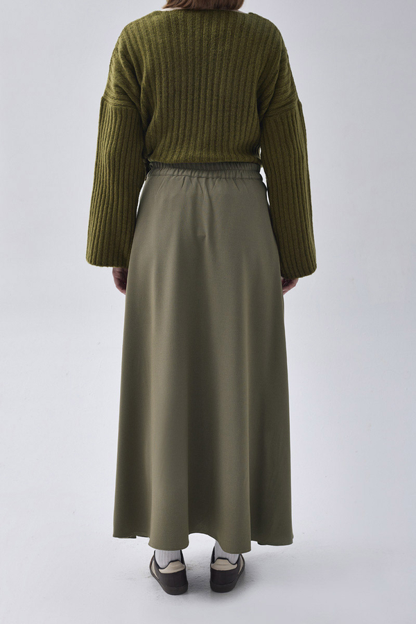 A-Line Skirt Khaki - 14