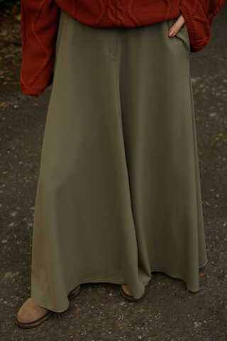 A-Line Skirt Khaki