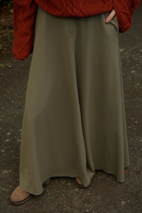 A-Line Skirt Khaki 