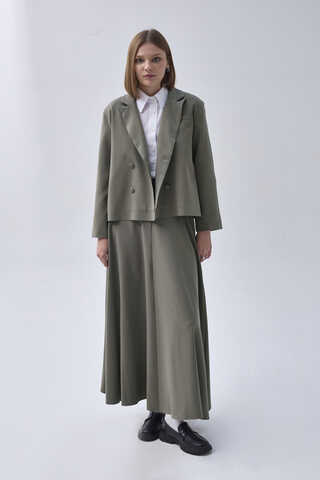 A-Line Skirt Sage Green