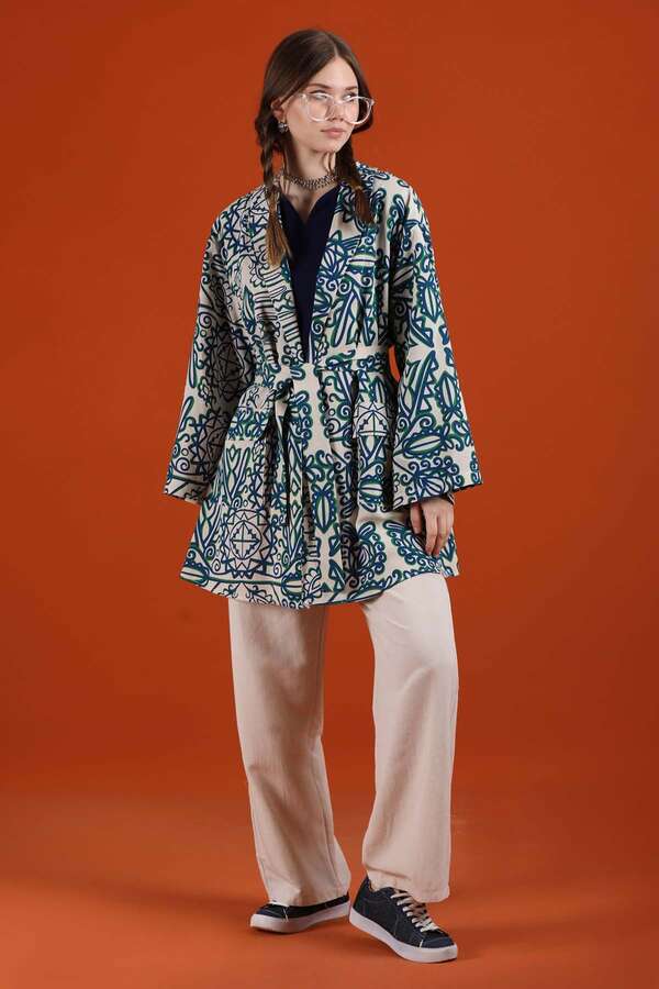 Aden Kimono Takım Mavi - 3