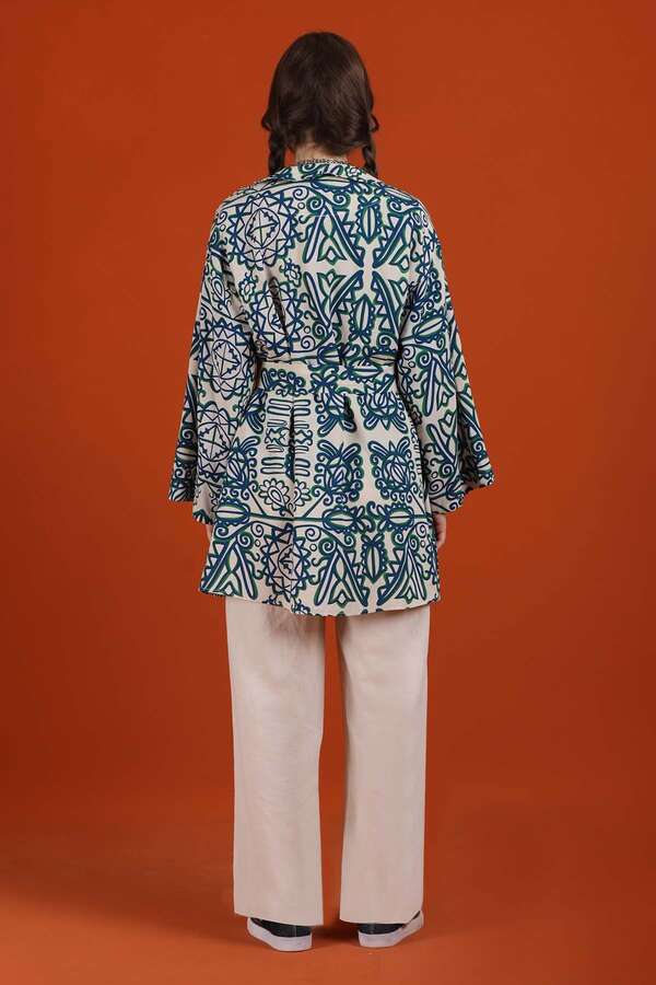 Aden Kimono Takım Mavi - 5