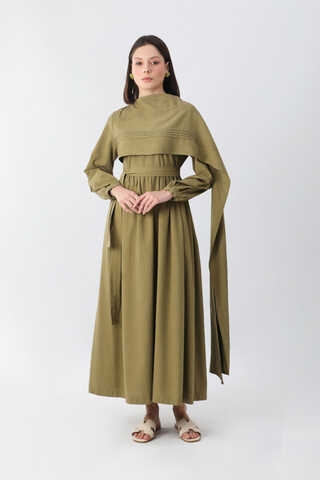 Ahuse Elbise Haki - 3