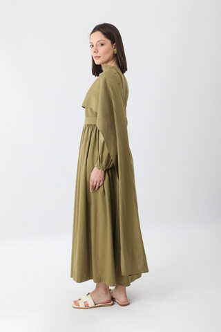 Ahuse Elbise Haki - 6