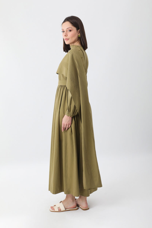 Ahuse Elbise Haki - 6