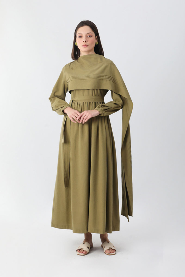 Ahuse Elbise Haki - 3