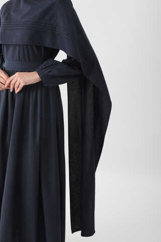 Ahuse Elbise Lacivert - 10