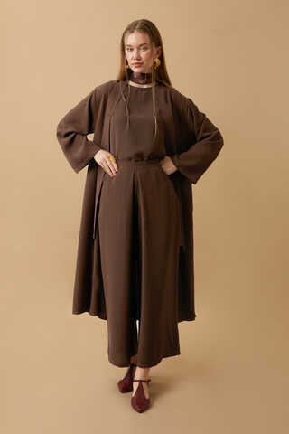 Aisha Triple Suit Brown - 3