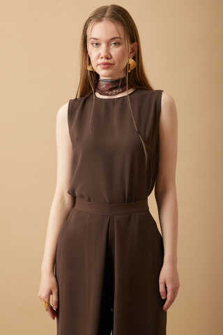 Aisha Triple Suit Brown - 8