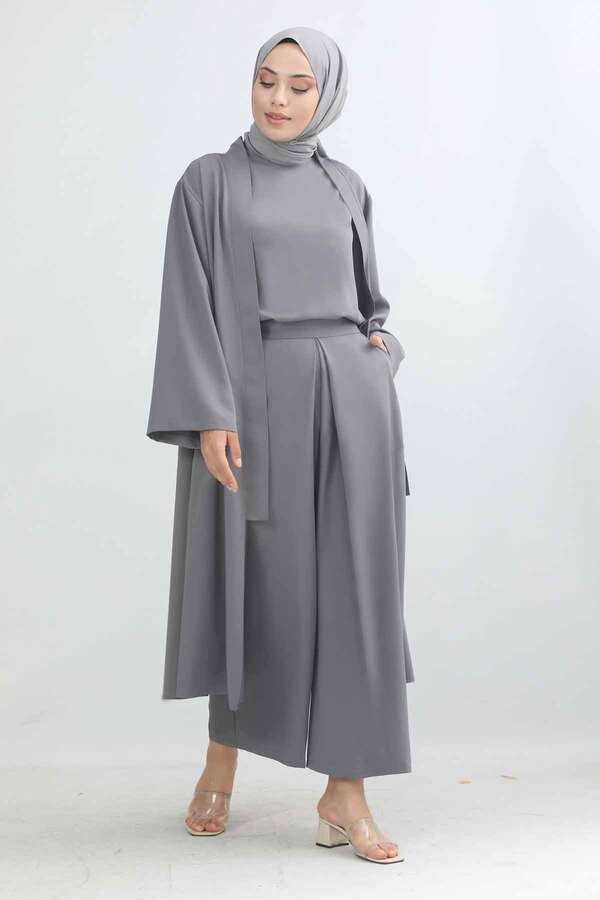 Aisha Triple Suit Grey - 1