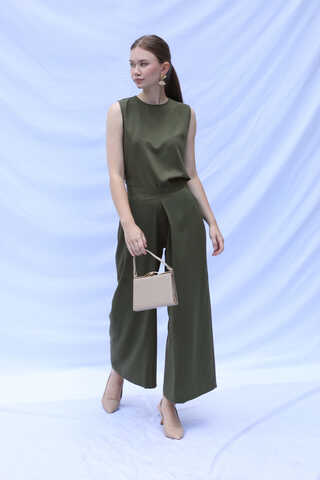 Aisha Triple Suit Khaki - 3