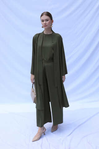 Aisha Triple Suit Khaki - 6