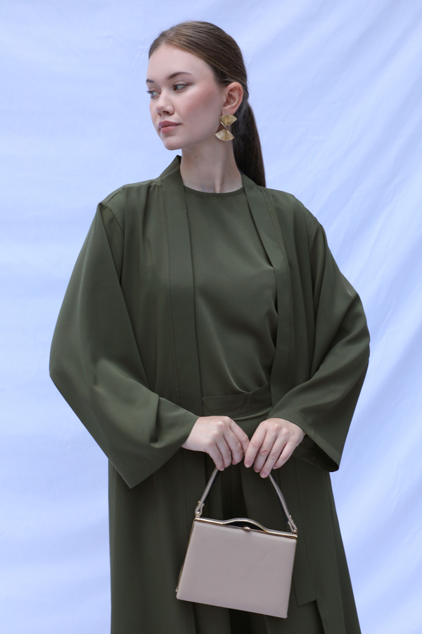 Aisha Triple Suit Khaki - 7