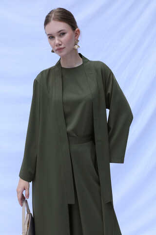 Aisha Triple Suit Khaki - 1