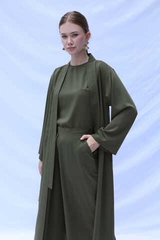 Aisha Triple Suit Khaki - 8