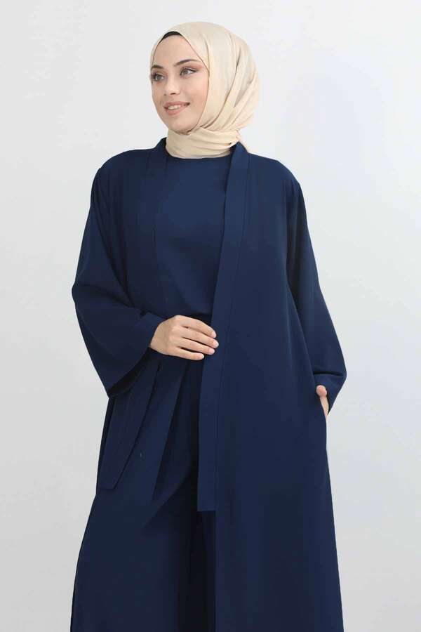 Aisha Triple Suit Navy Blue - 4