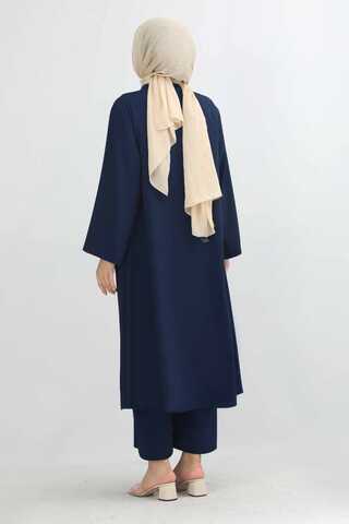 Aisha Triple Suit Navy Blue - 5