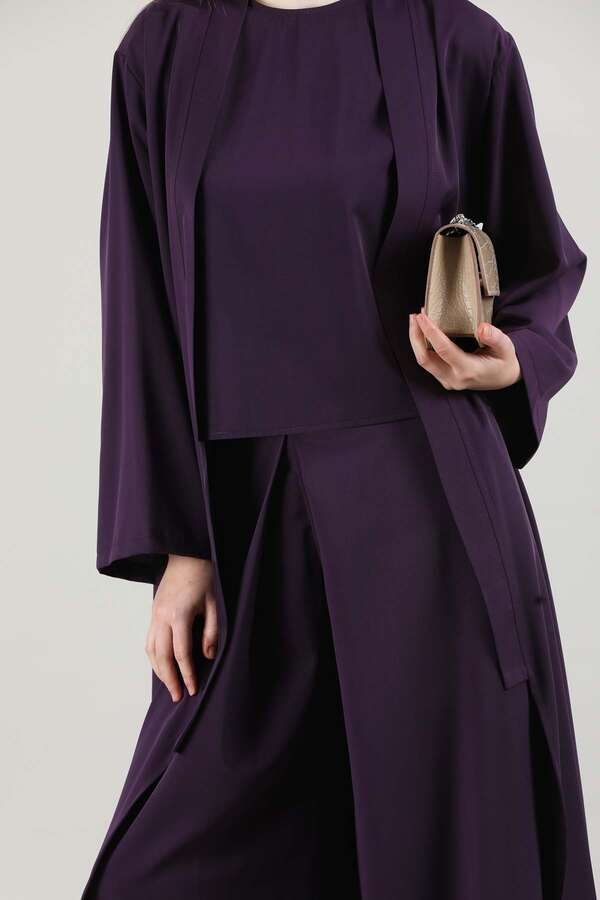 Aisha Triple Suit Purple - 2