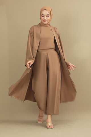 Aisha Üçlü Takım Bej - 1
