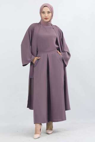 Aisha Üçlü Takım Lila - 2