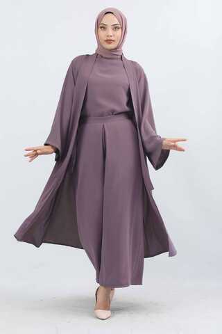 Aisha Üçlü Takım Lila - 3