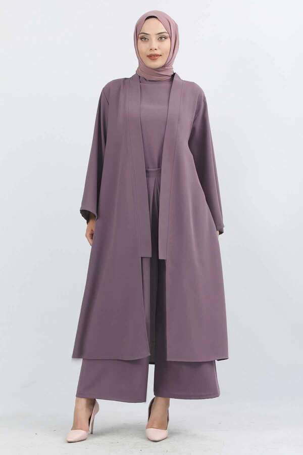 Aisha Üçlü Takım Lila - 1