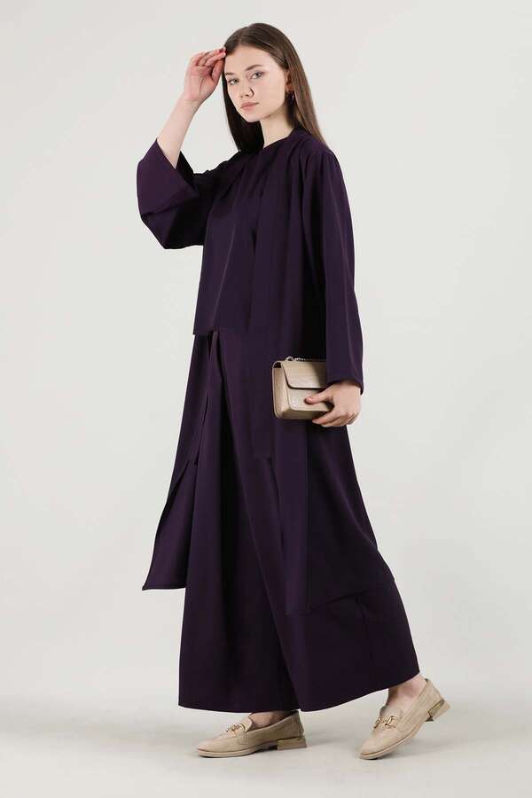 Aisha Üçlü Takım Mor - 3