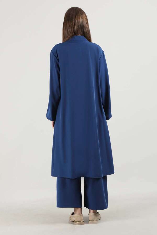 Aisha Üçlü Takım Saks Mavisi - 5