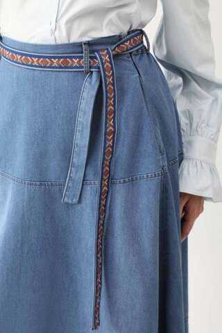 Akel Denim Etek Açık Mavi - 19