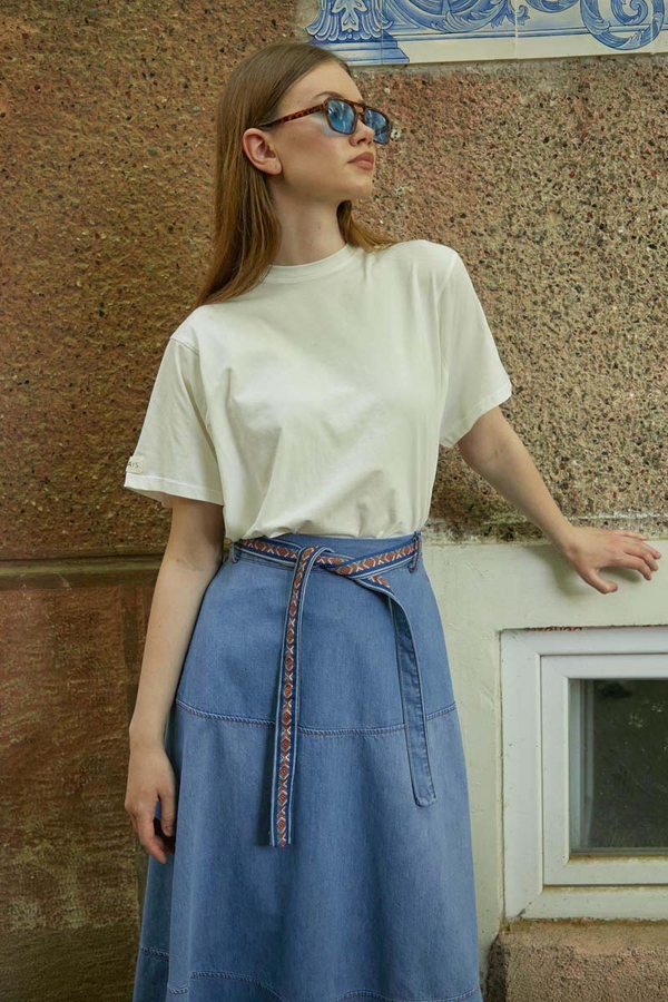 Akel Denim Etek Açık Mavi - 2