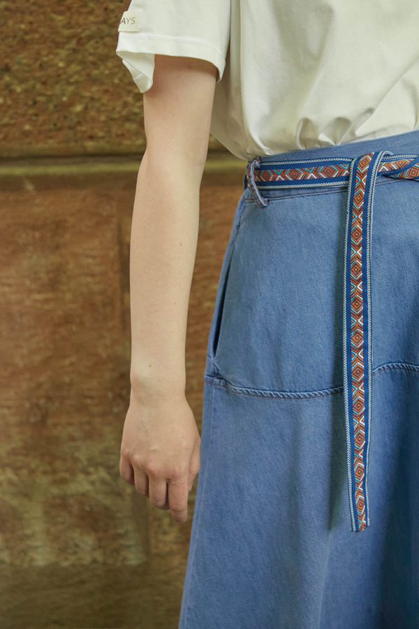 Akel Denim Etek Açık Mavi - 8