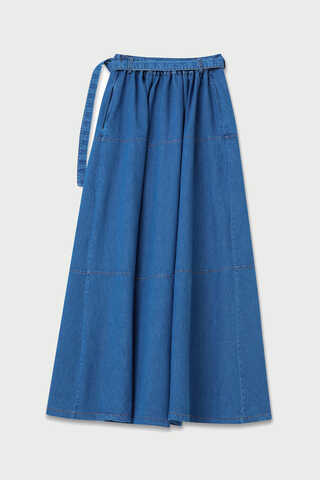 Akel Denim Etek Koyu Mavi - 8