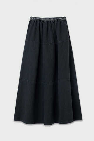 Akel Denim Etek Siyah - 13