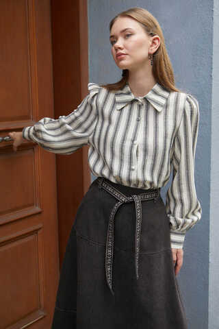 Akel Denim Etek Siyah - 3