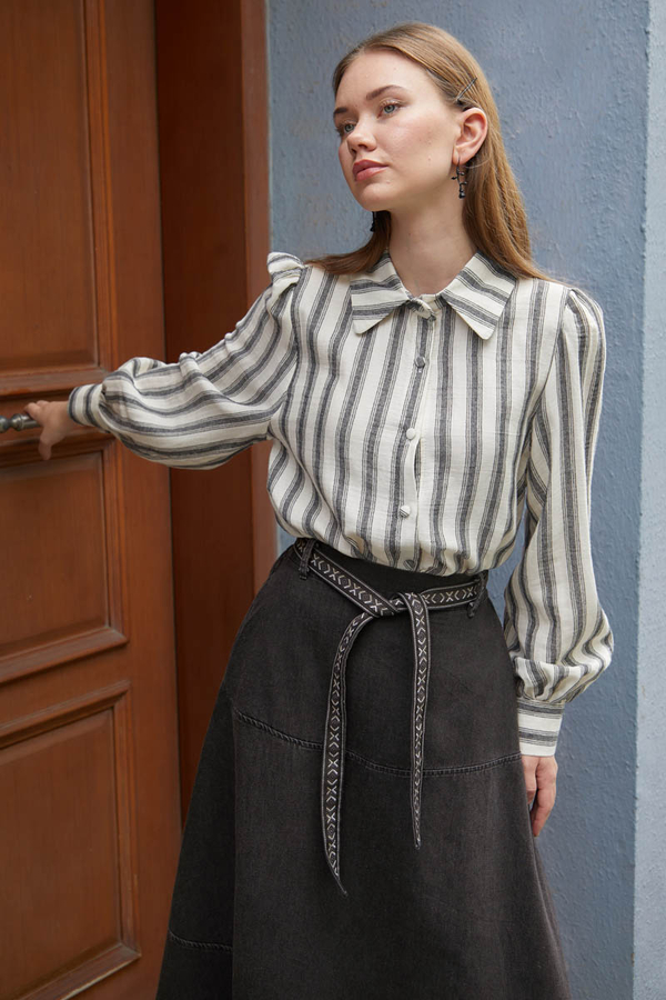 Akel Denim Etek Siyah - 3