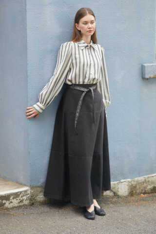 Akel Denim Etek Siyah - 7