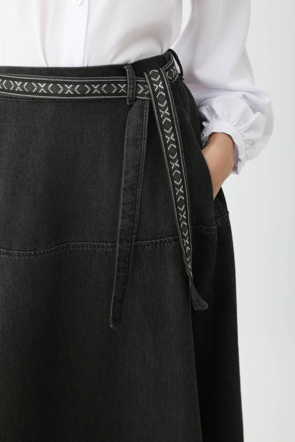 Akel Denim Etek Siyah - 16