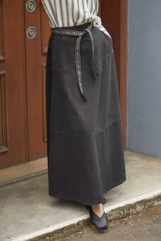 Akel Denim Etek Siyah - 10