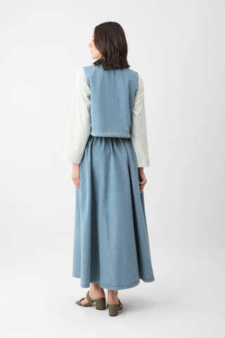 Alçiçek Denim Takım Açık Mavi - 7