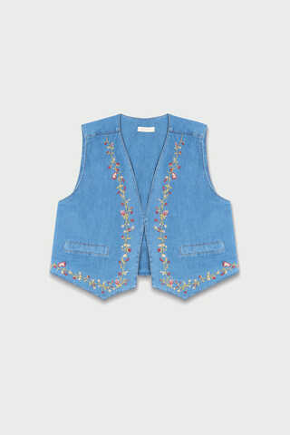 Alçiçek Denim Takım Koyu Mavi - 2