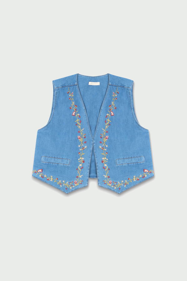 Alçiçek Denim Takım Koyu Mavi - 2