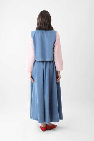 Alçiçek Denim Takım Koyu Mavi - 10