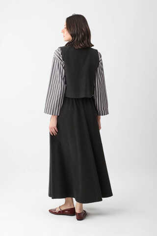 Alçiçek Denim Takım Siyah - 9