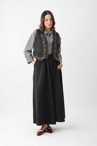 Alçiçek Denim Takım Siyah - 2