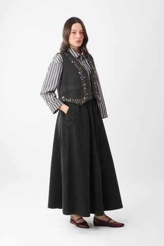 Alçiçek Denim Takım Siyah - 4