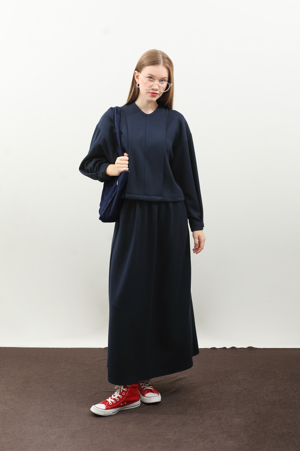 Aller Etek Takım Lacivert - 2