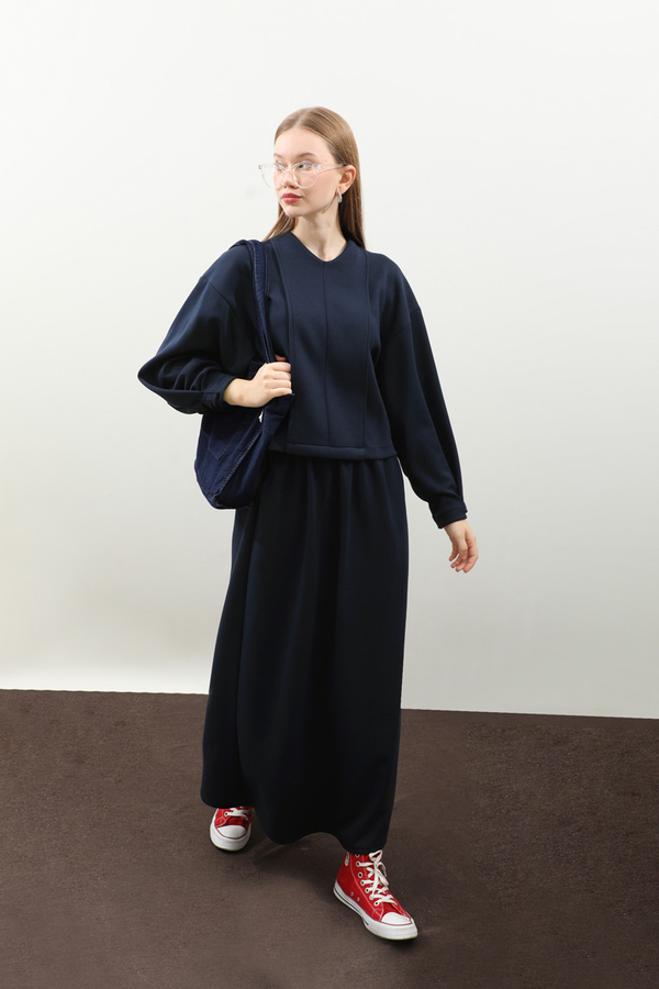 Aller Etek Takım Lacivert - 1