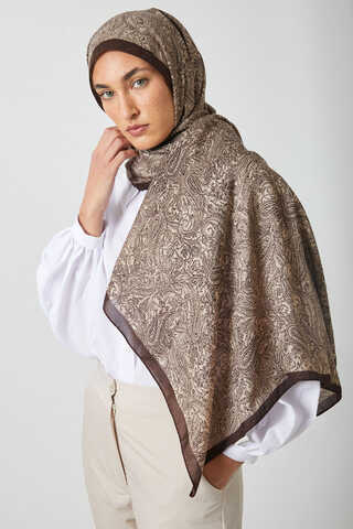 Anadolu Desen Şal Kahverengi - 2